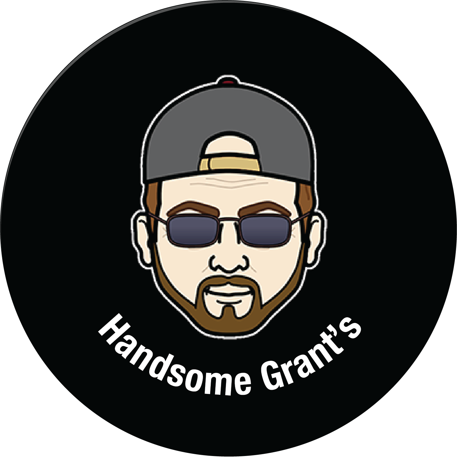 Handsome Grant's Puck Logo